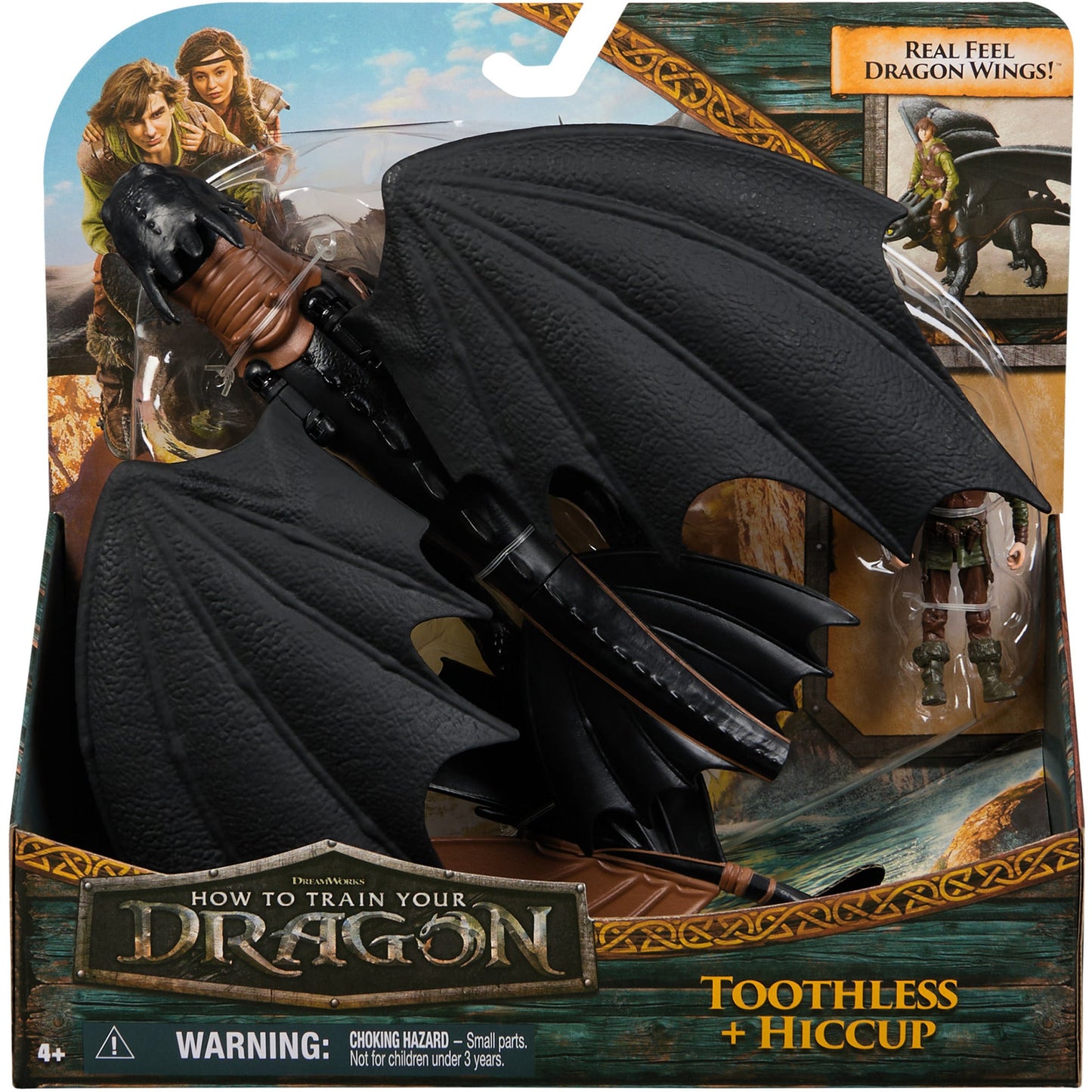 Spin Master How to Train Your Dragon Toothless & Hiccup Action Figure