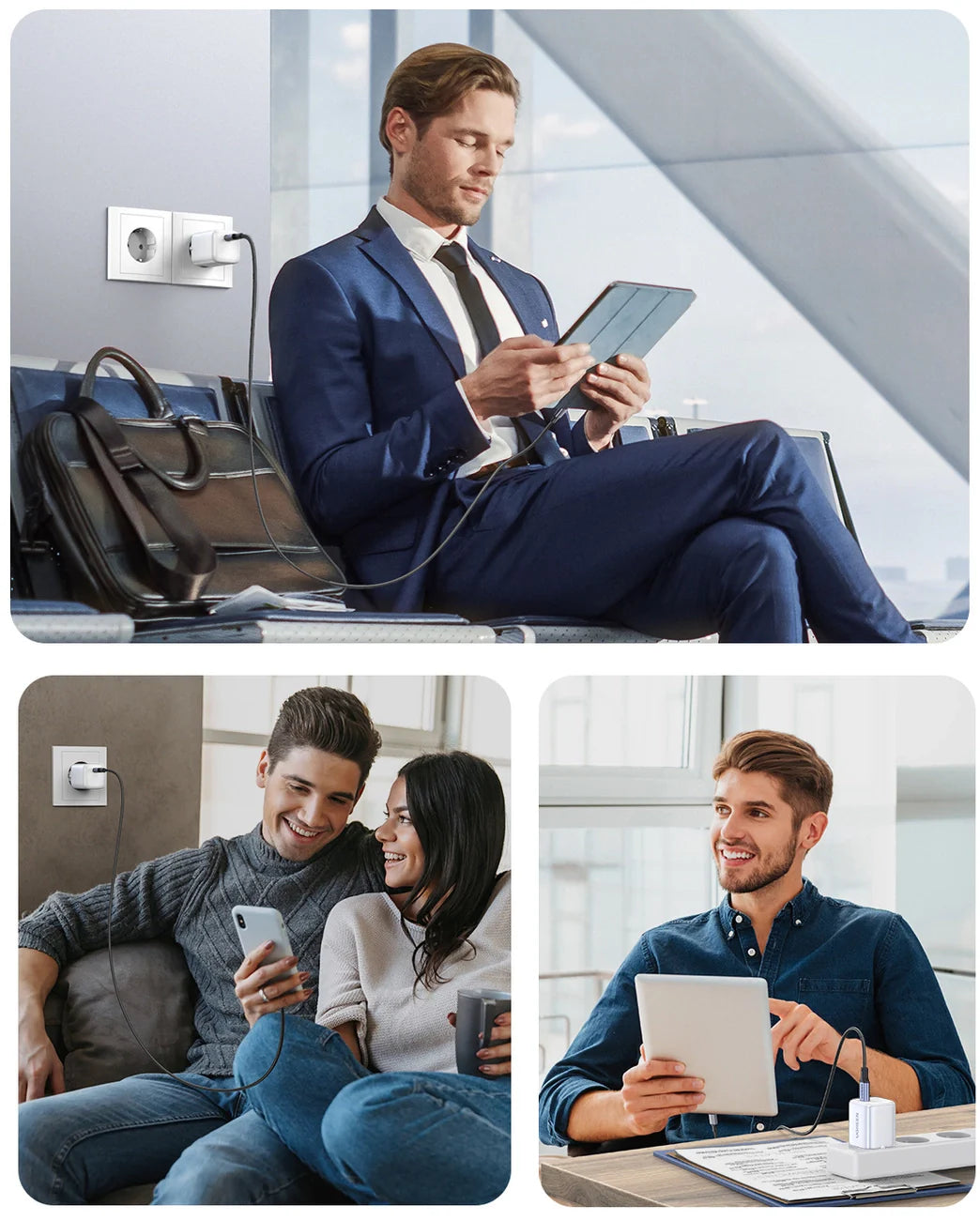 Carregador UGREEN Mini GAN 30W Branco