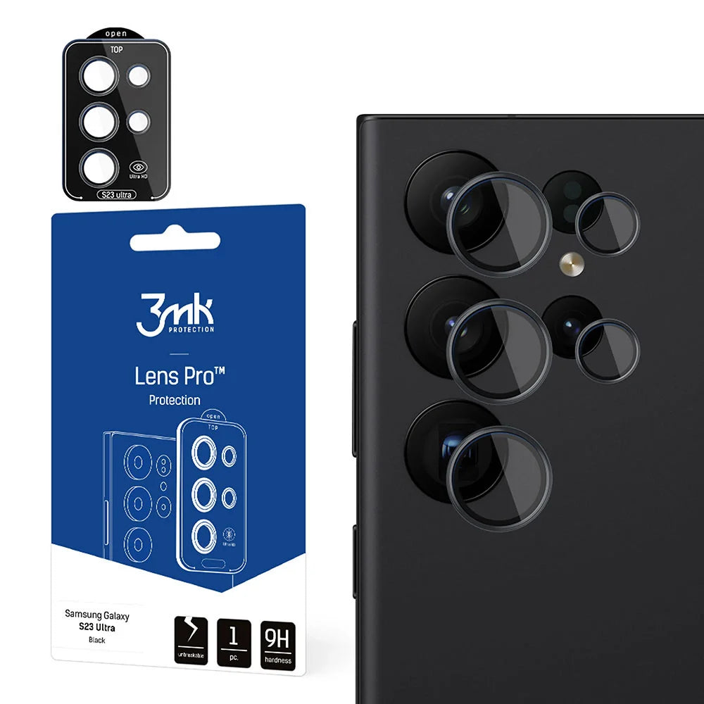 Vidro Temperado para Câmera 3mk Lens Protection Pro para Samsung Galaxy S24 Ultra