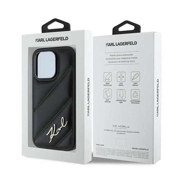Capa para iPhone 14 Pro Max Karl Lagerfeld Preta KF002175-0