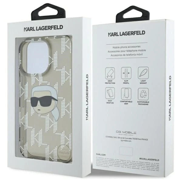 Capa para iPhone 16 Pro Max Karl Lagerfeld Preta KF002353-0