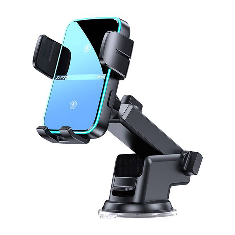 Suporte para Painel do Carro Joyroom / Preto / Carregador Indutivo Qi