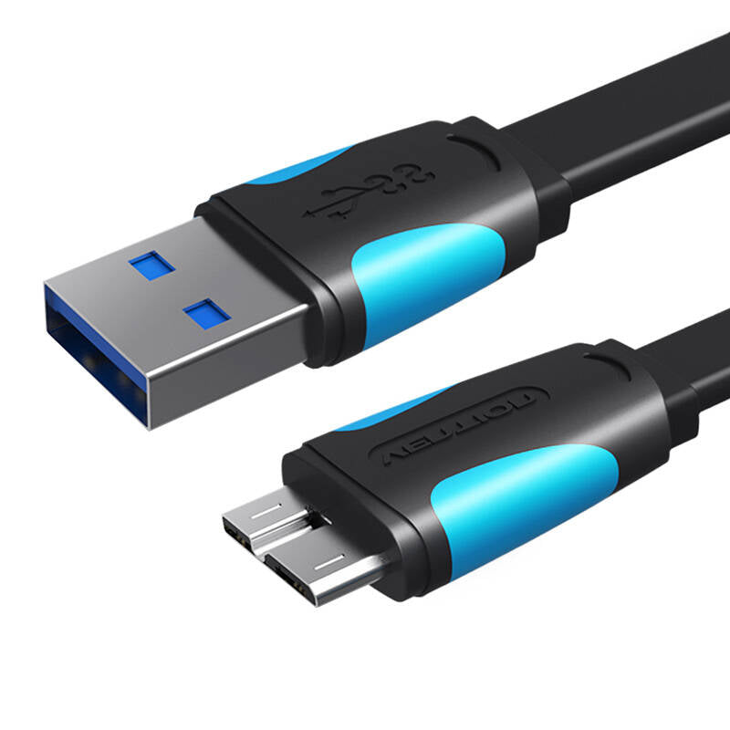 Cabo Flat USB 3.0 para USB Micro-B 2m VENTION VEN-CAB_VAS-A12-B200