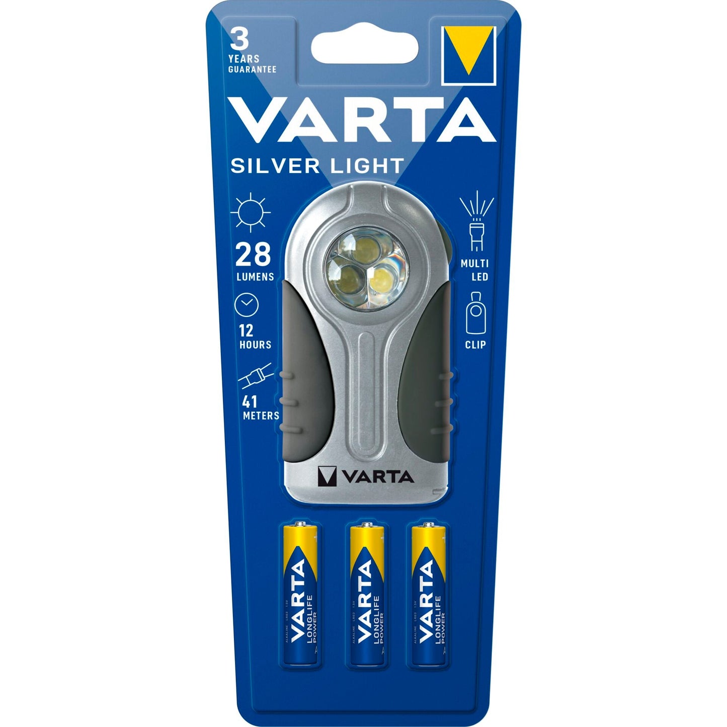 Lanterna Varta LED Silver Light 3 AAA Easy-Line