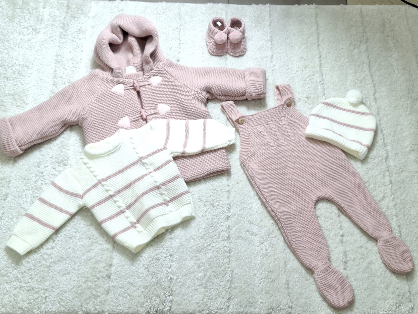 Conjunto de 4 Peças em Malha