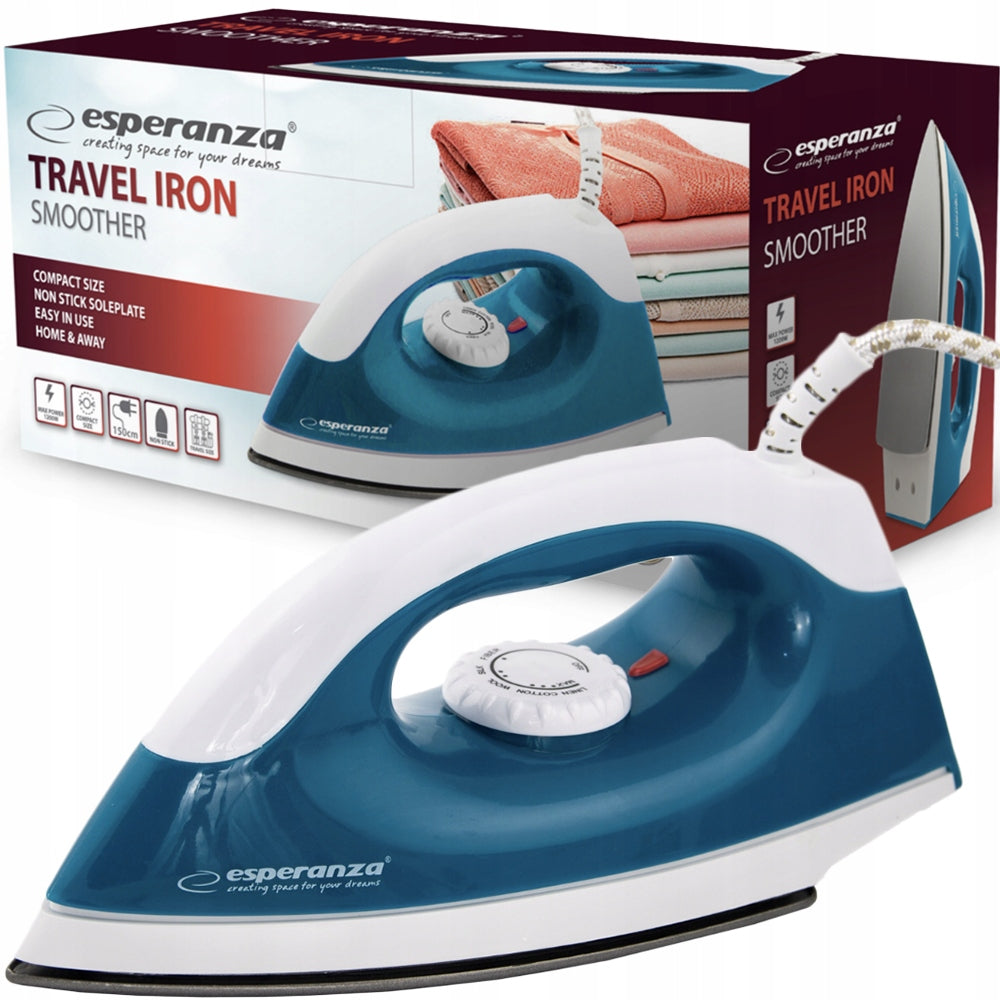 Esperança Ferro de Engomar Smoother 1200W Branco e Azul