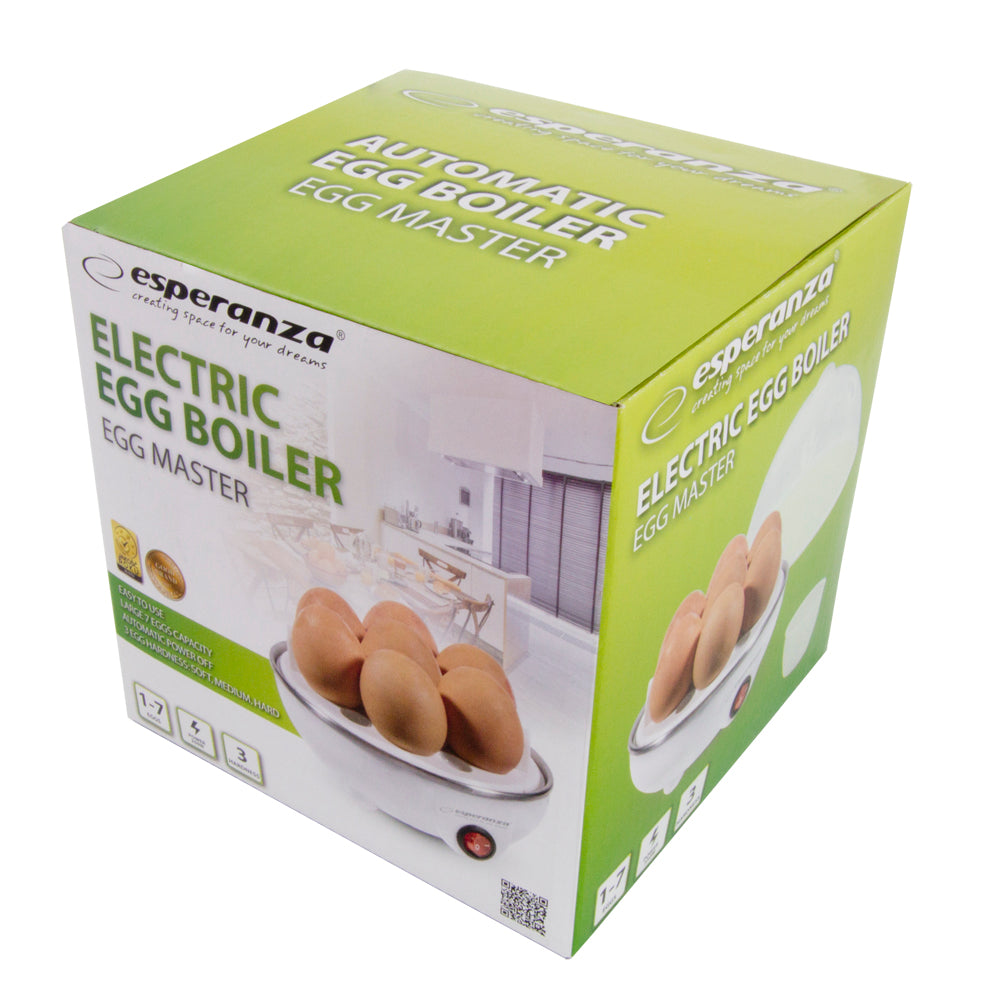 Máquina De Cozer Ovos (7 ao mesmo tempo) Esperanza EKE001 3 Níveis 350w