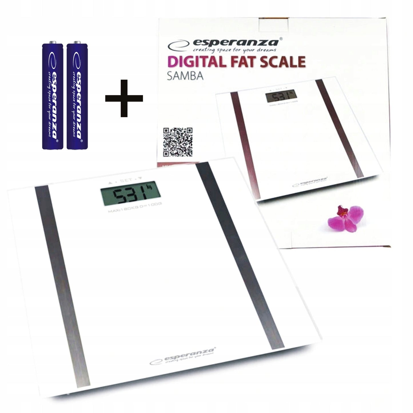 Balança Digital Esperanza Samba Branca