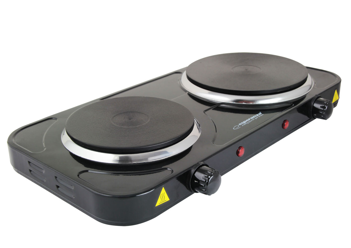 Fogão Placa Eléctrica Esperanza Hot Plate Yellowstone 1500+1000W / Preto