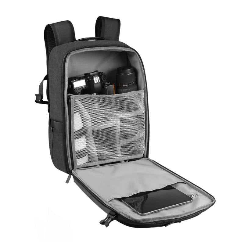 Mochila para Câmera PULUZ à Prova de Água com Painéis Solares 12W max.