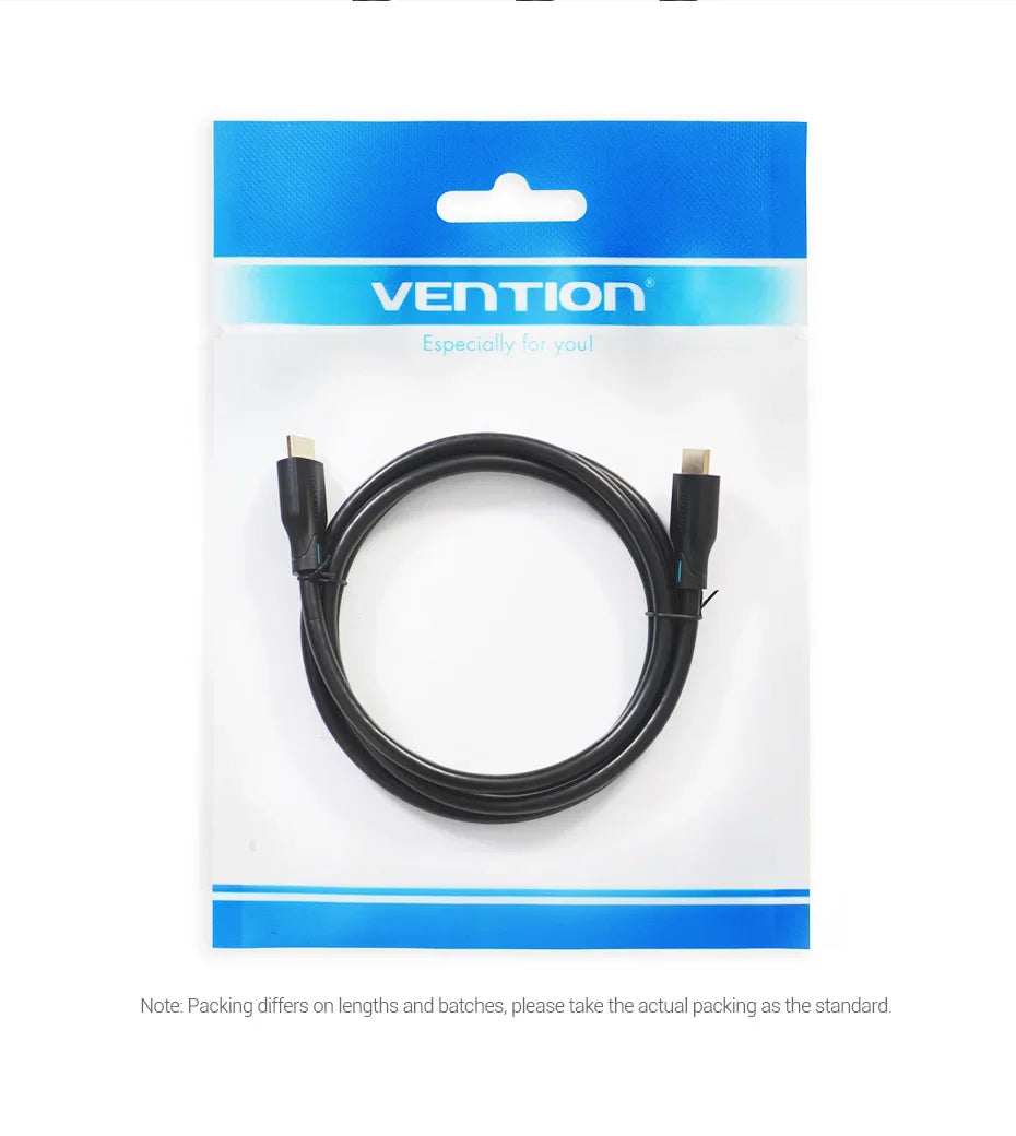 Cabo HDMI 2.1 Vention 8K 2m AANBH Preto