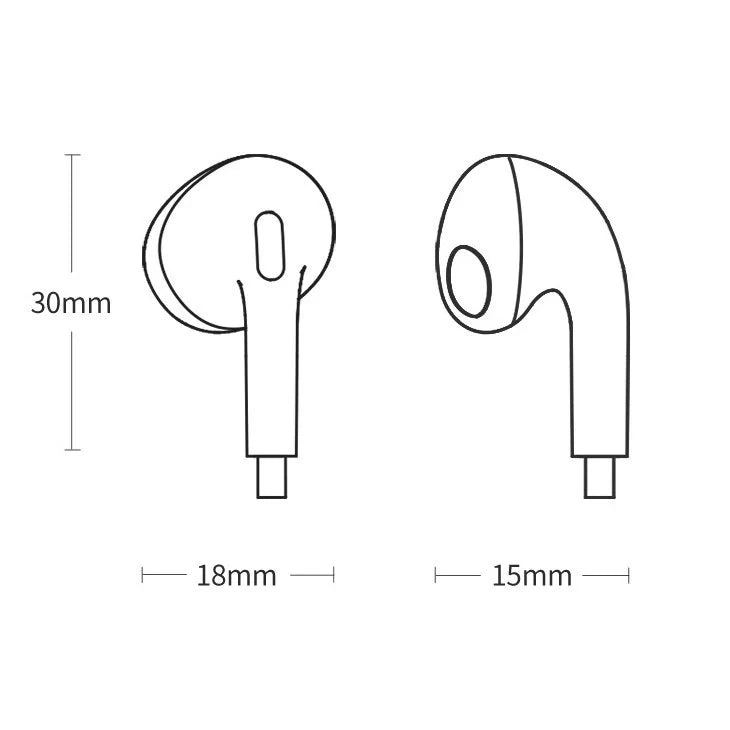 Auriculares Baseus Encok C17 USB-C c/ Microfone