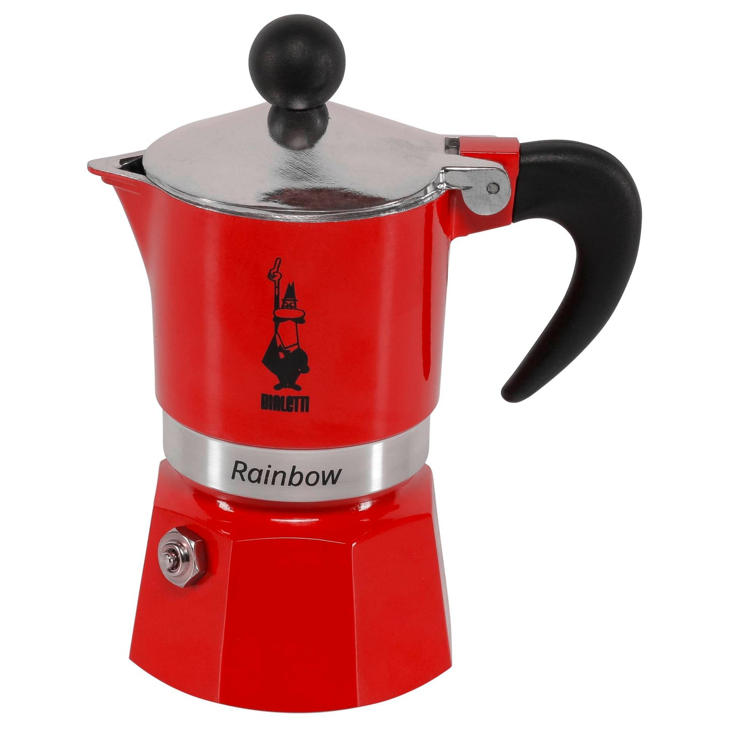 Cafeteira Italiana BIALETTI Rainbow Vermelho Metal Alumínio 60 Ml
