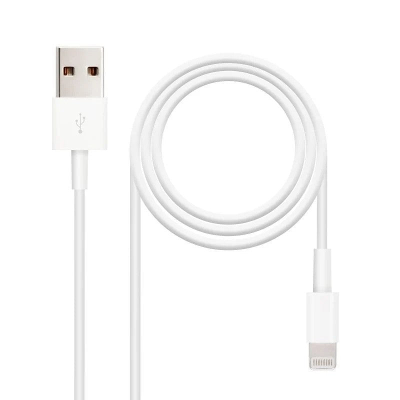 Cabo USB-A 2.0 para Lightning 2m Nanocable 10.10.0402