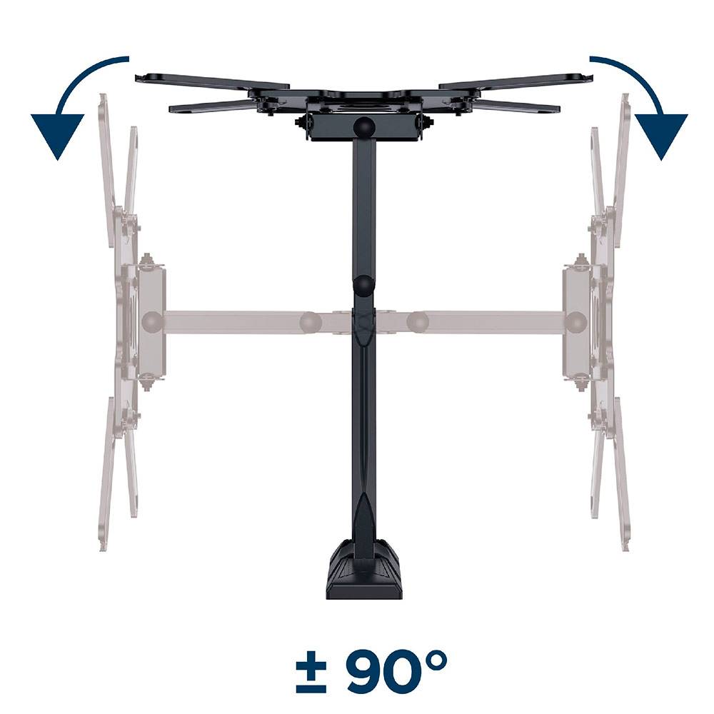 Suporte de Parede Gembird WM-55ST-01 TV Wall Mount (Premium Full-Motion) 32" - 55"