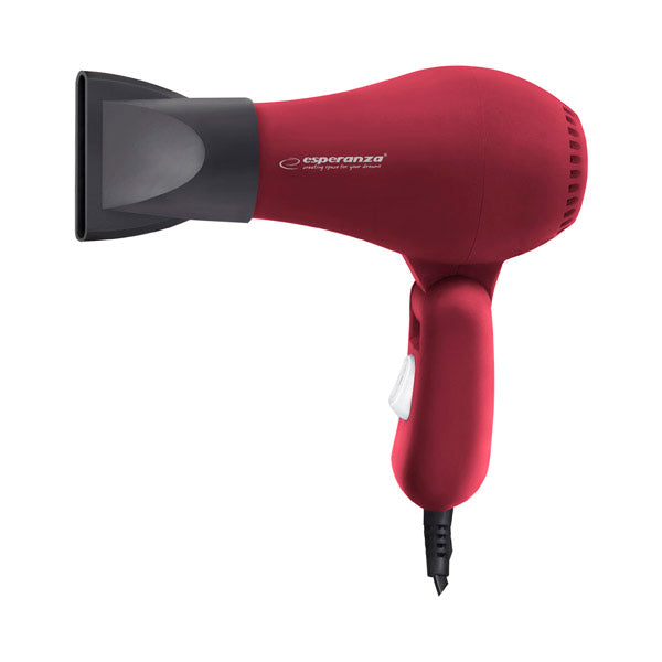 Secador de Cabelo Esperanza Aurora Red / Secador Hair Dryer Esperanza / Cor Vermelha