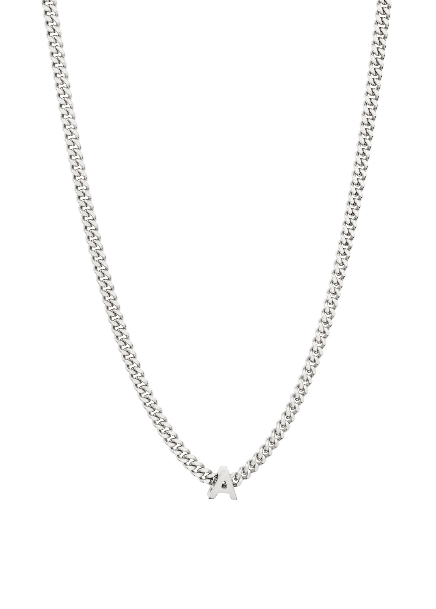 alphabet necklace with pendant A