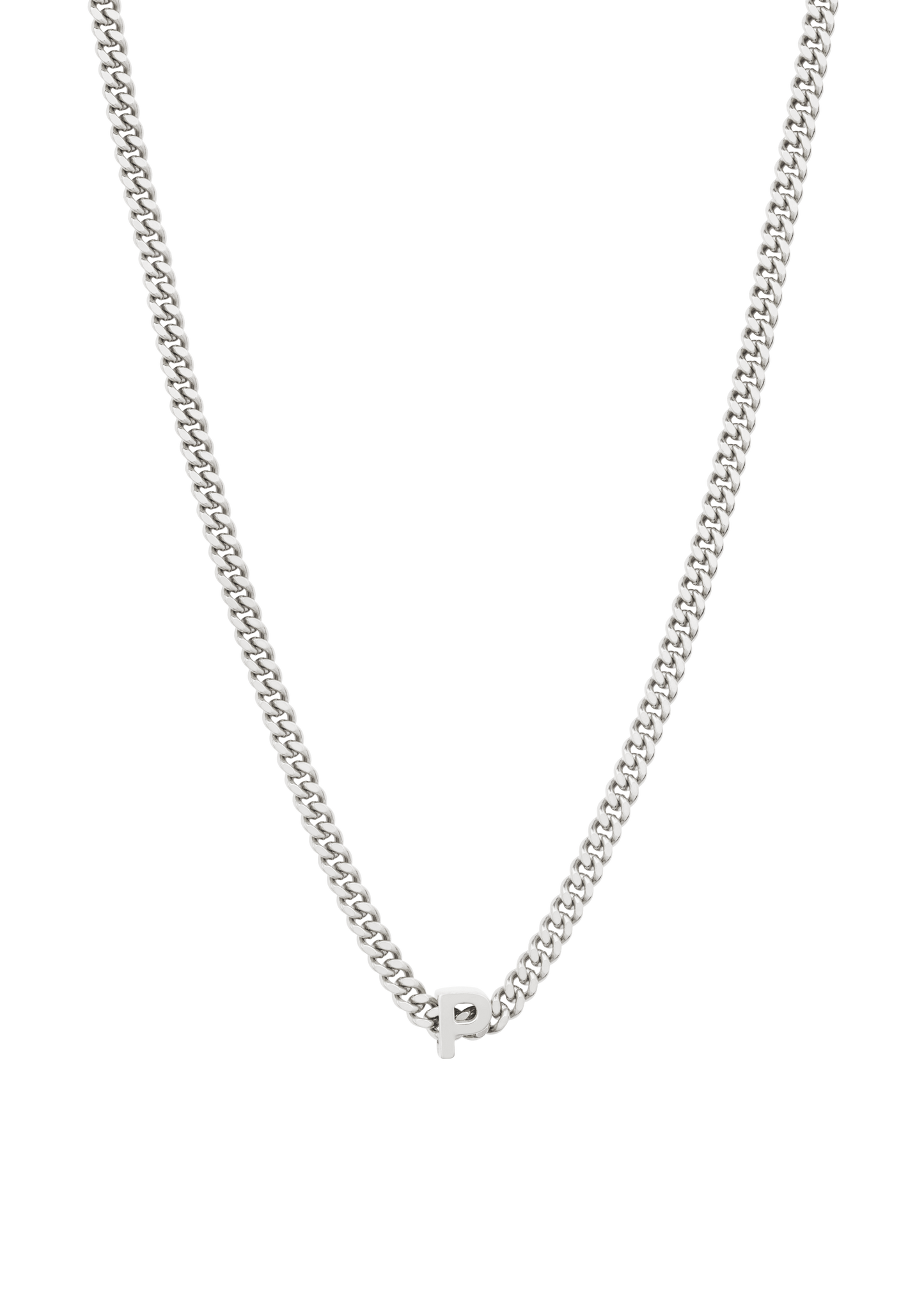 alphabet necklace with pendant P