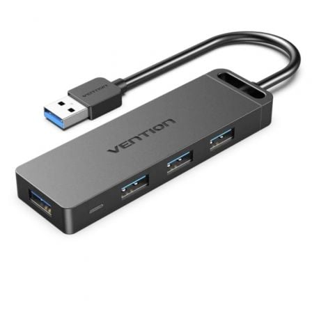 Hub USB 3.0 Vention CHLBD / 4xUSB / MicroUSB PD / 50cm