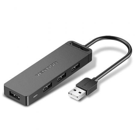 Hub USB 2.0 Vention / 4xUSB / 15cm / Preto / VEN-HUB_CHMBB