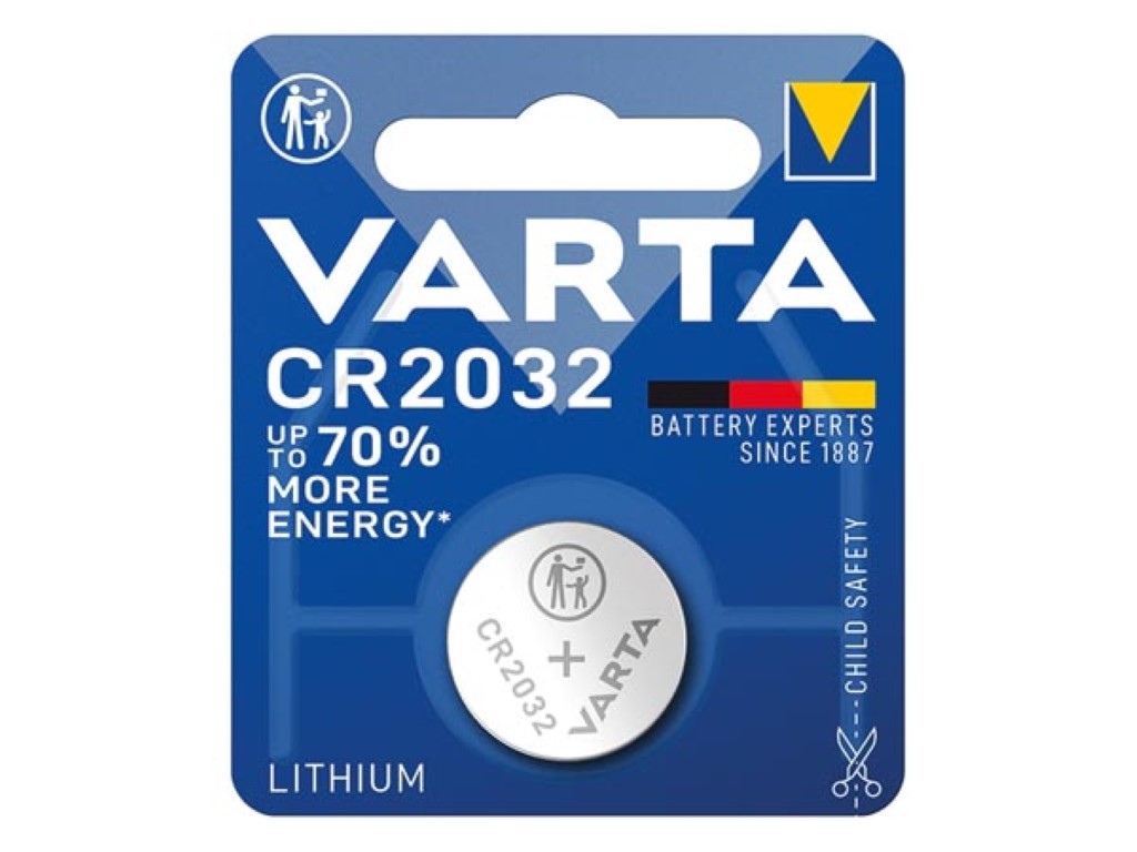 Pilha Lítio Varta CR2032