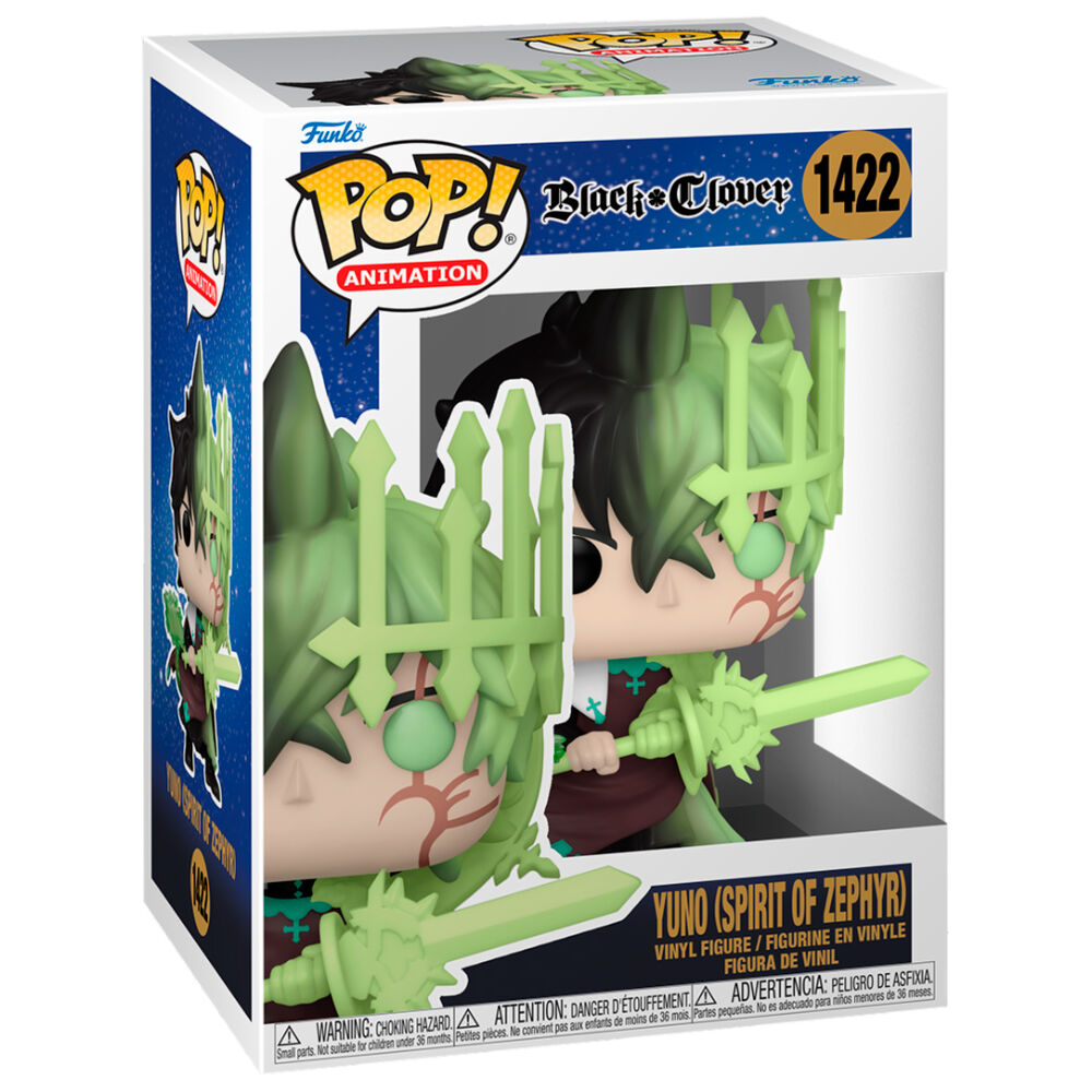 Figura POP FUNKO / Yuno Spirit of Zephyr / Preto