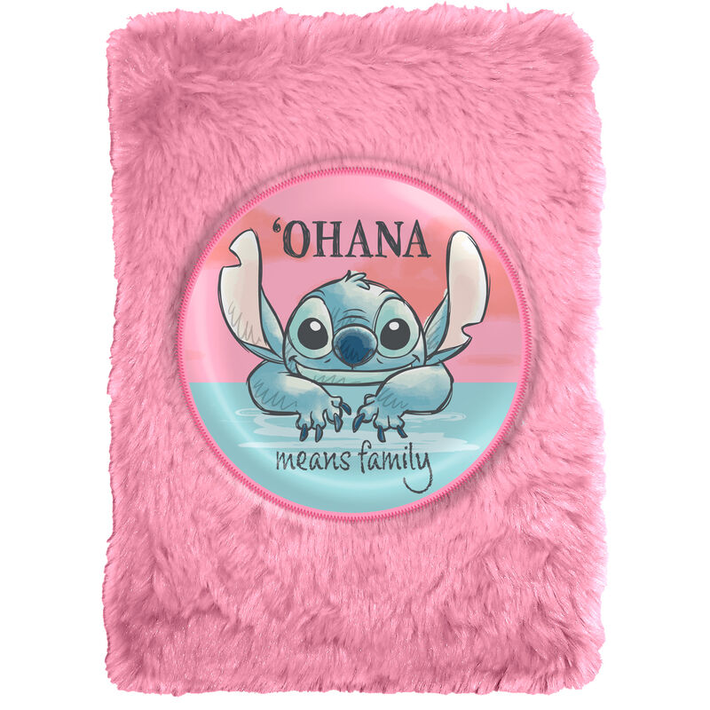 Caderno de Peluche Disney Stitch