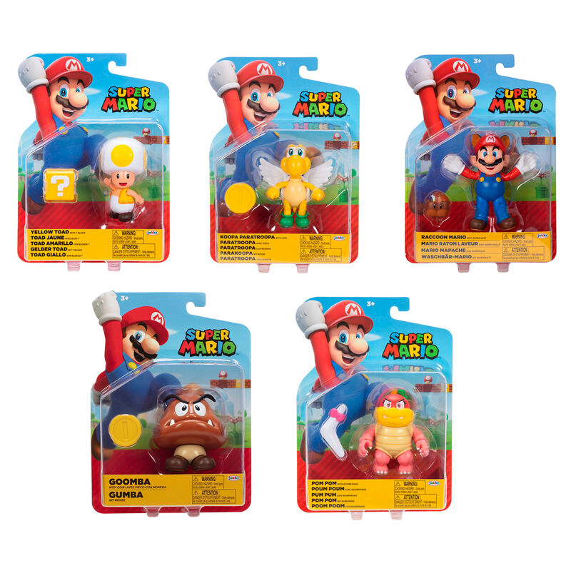 Figura onda 39 Super Mario Bros 10cm sortido
