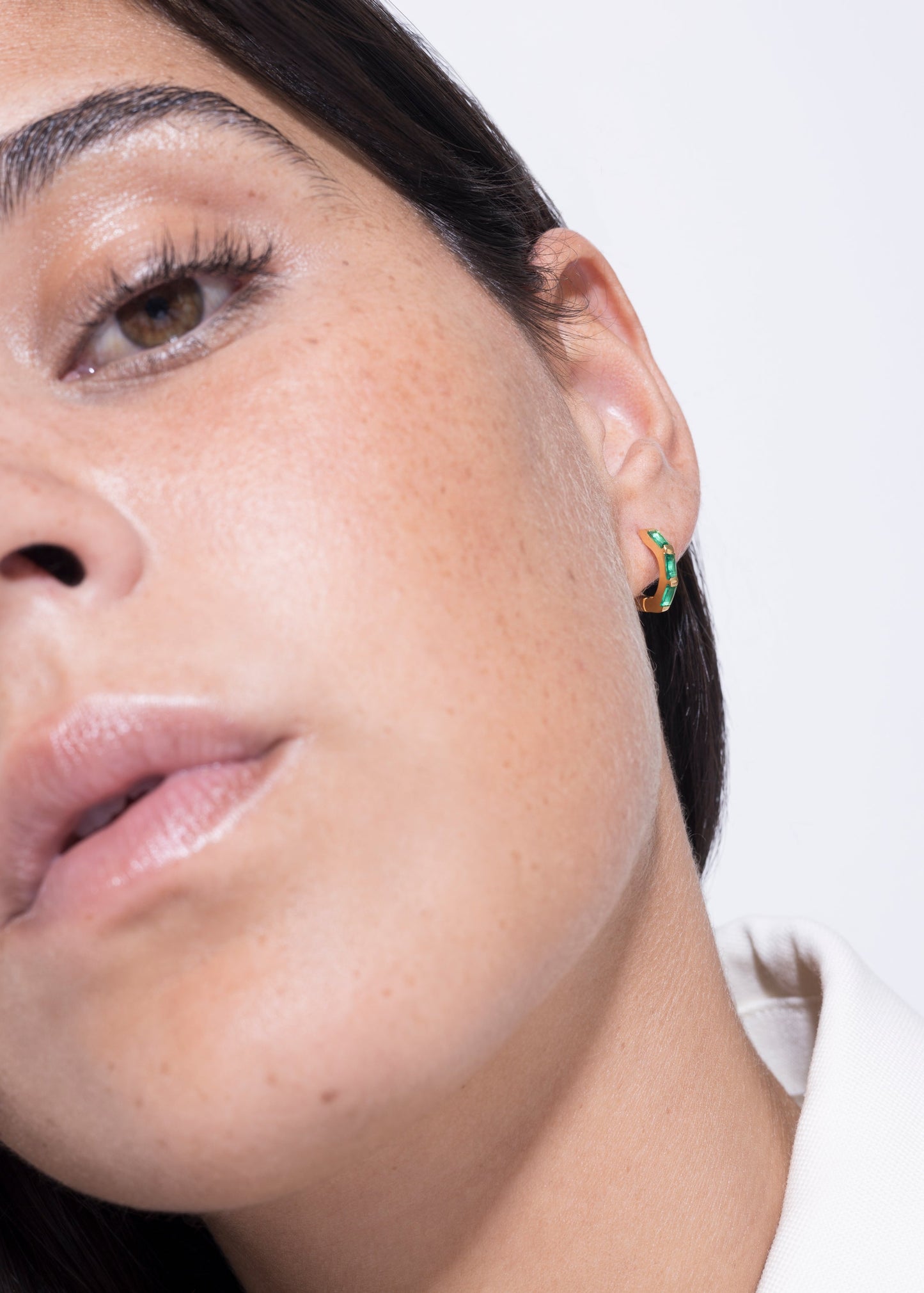 norma earrings emerald