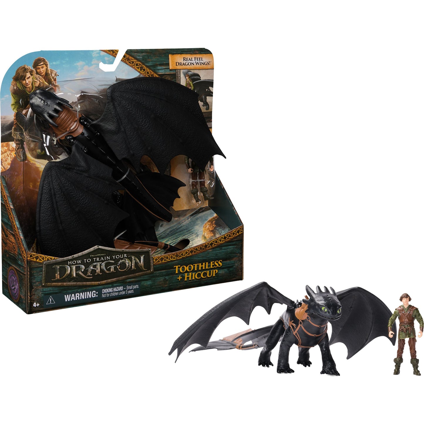 Spin Master How to Train Your Dragon Toothless & Hiccup Action Figure