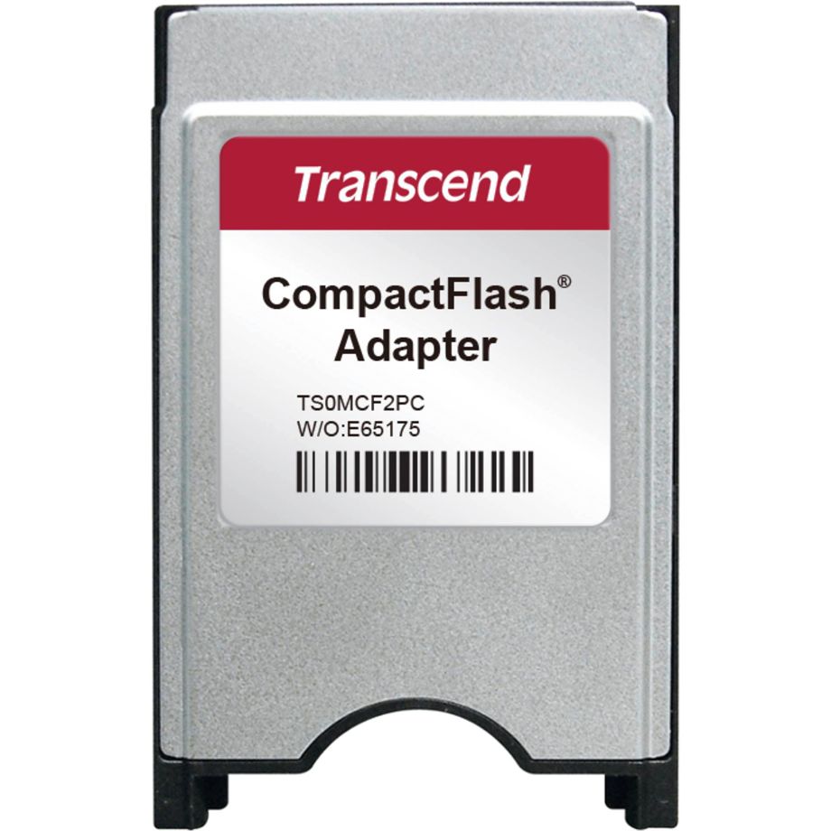 Adaptador TRANSCEND Compact Flash (Type I) para PCMCIA Card