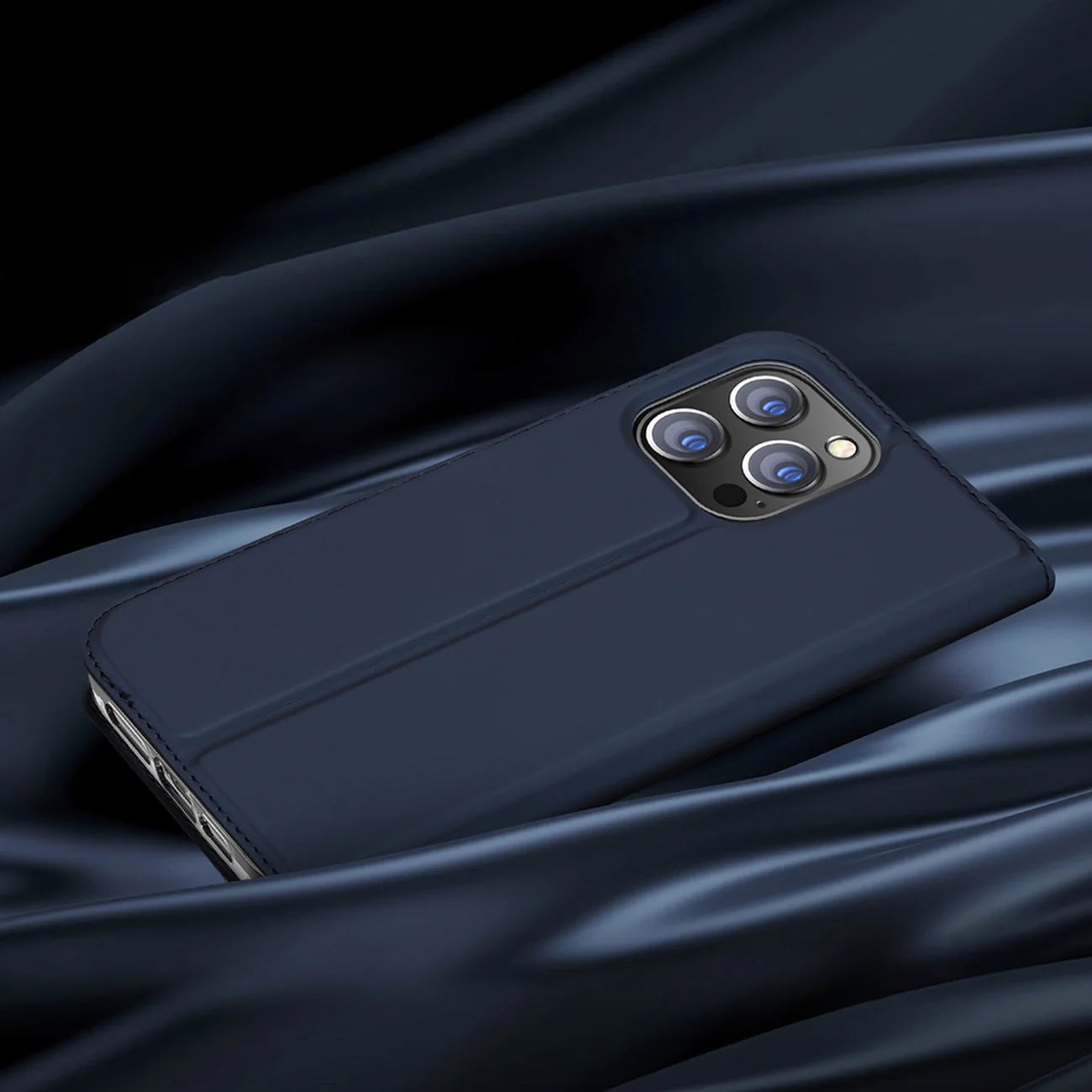 Capa Flip DUX DUCIS para iPhone 14 Pro Dourada