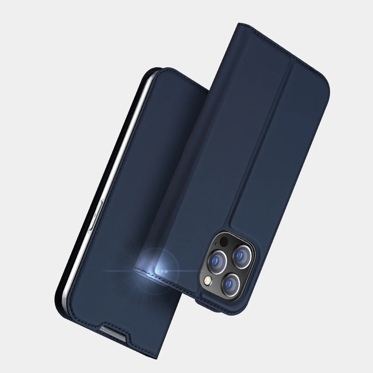 Capa Flip DUX DUCIS para iPhone 14 Pro Dourada