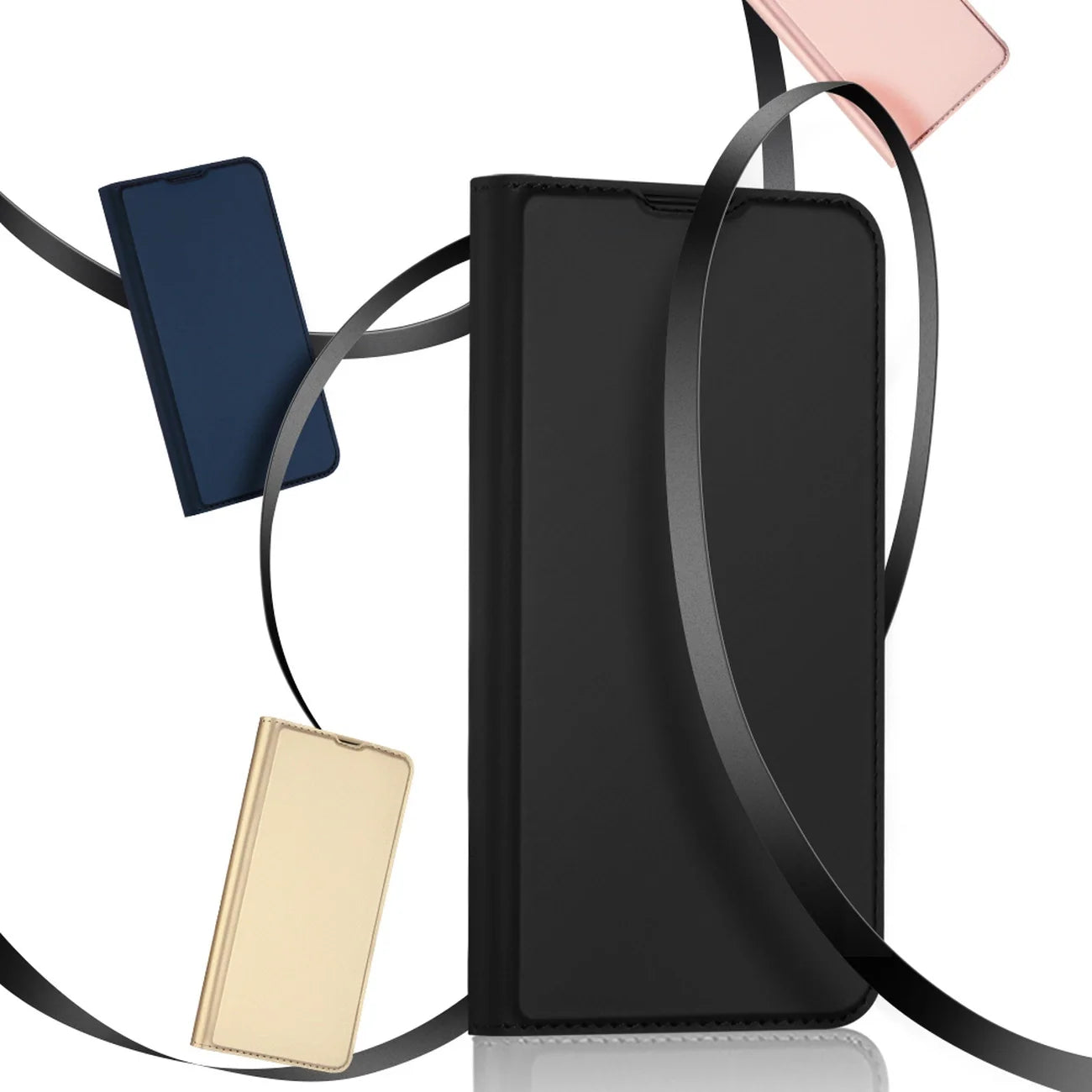 Capa Flip DUX DUCIS para iPhone 14 Pro Dourada