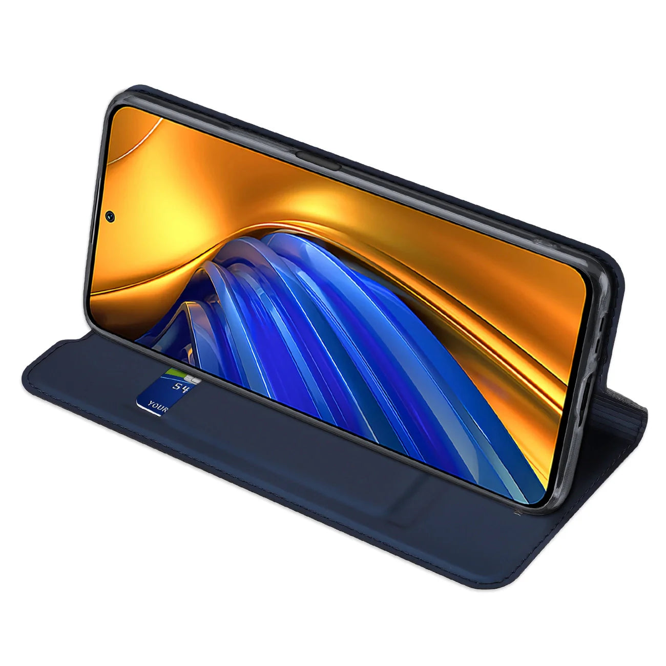 Capa Flip DUX DUCIS / Azul para Xiaomi Poco F4 5G