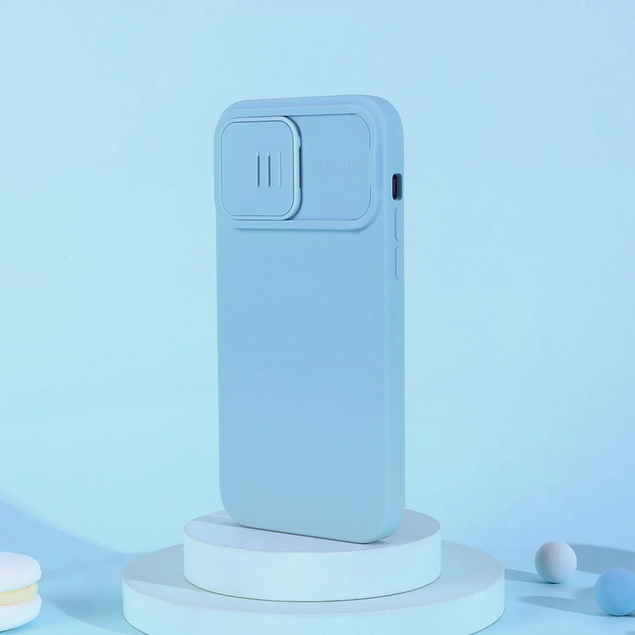 Capa Nillkin CamShield MagSafe com Protetor de Câmera para iPhone 14 Pro Max Azul