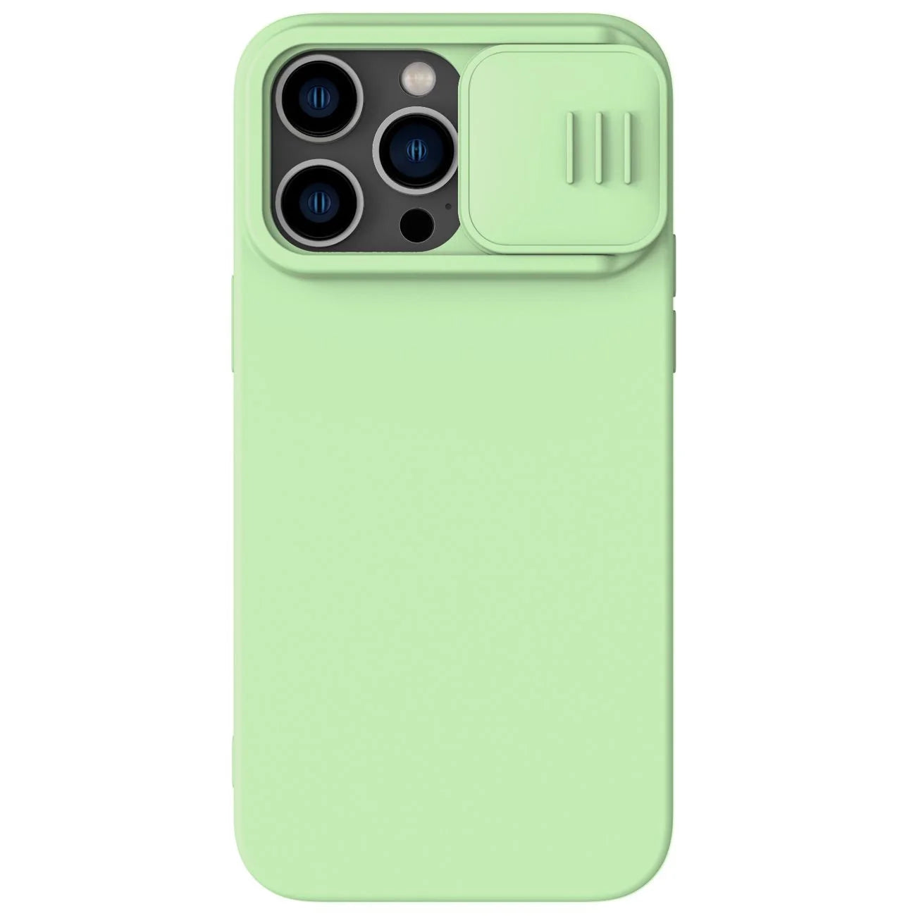 Capa de Silicone Nillkin CamShield para iPhone 14 Pro Max com Protecção para Câmera Verde