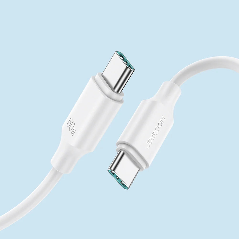 Joyroom Cabo USB-C para USB-C 480Mb / S 60W / 1M / Branco