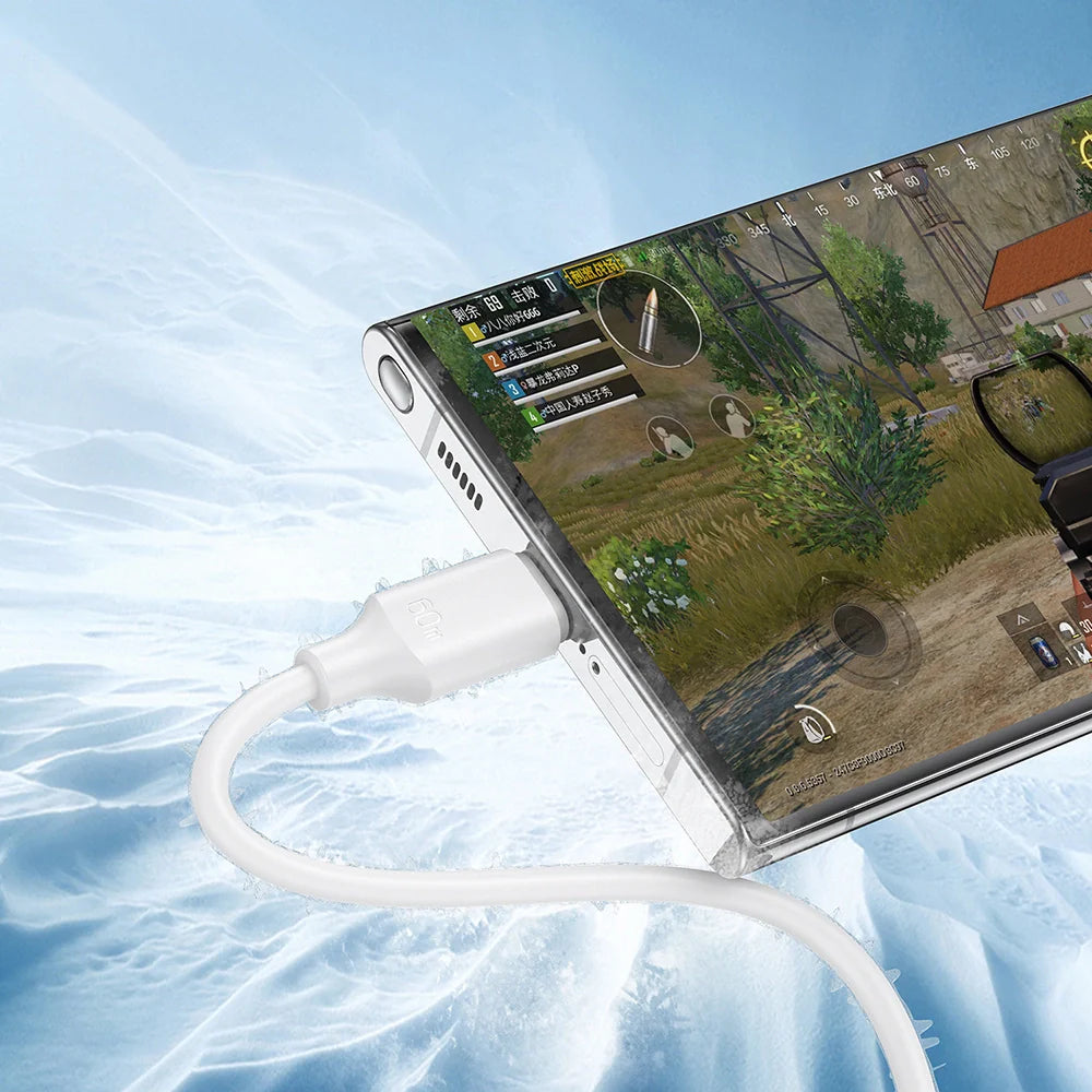 Joyroom Cabo USB-C para USB-C 480Mb / S 60W / 1M / Branco