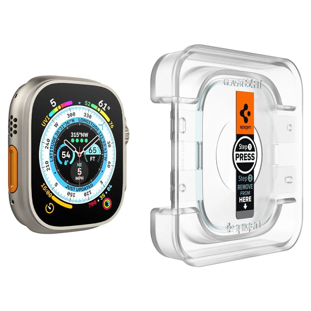 Protetor de Ecrã Spigen / Transparente / 2 pcs para Apple Watch Ultra (49 mm)