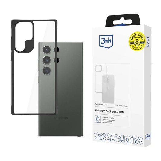 Capa de Proteção 3mk Satin Armor + para Smartphone Samsung Galaxy S23 Ultra