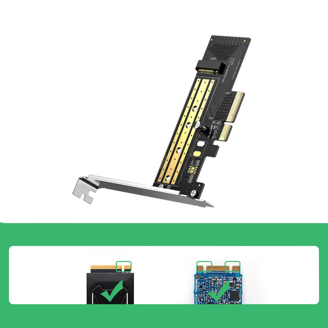 Adaptador Ugreen CM302 M.2 NVMe para PCIe 3.0