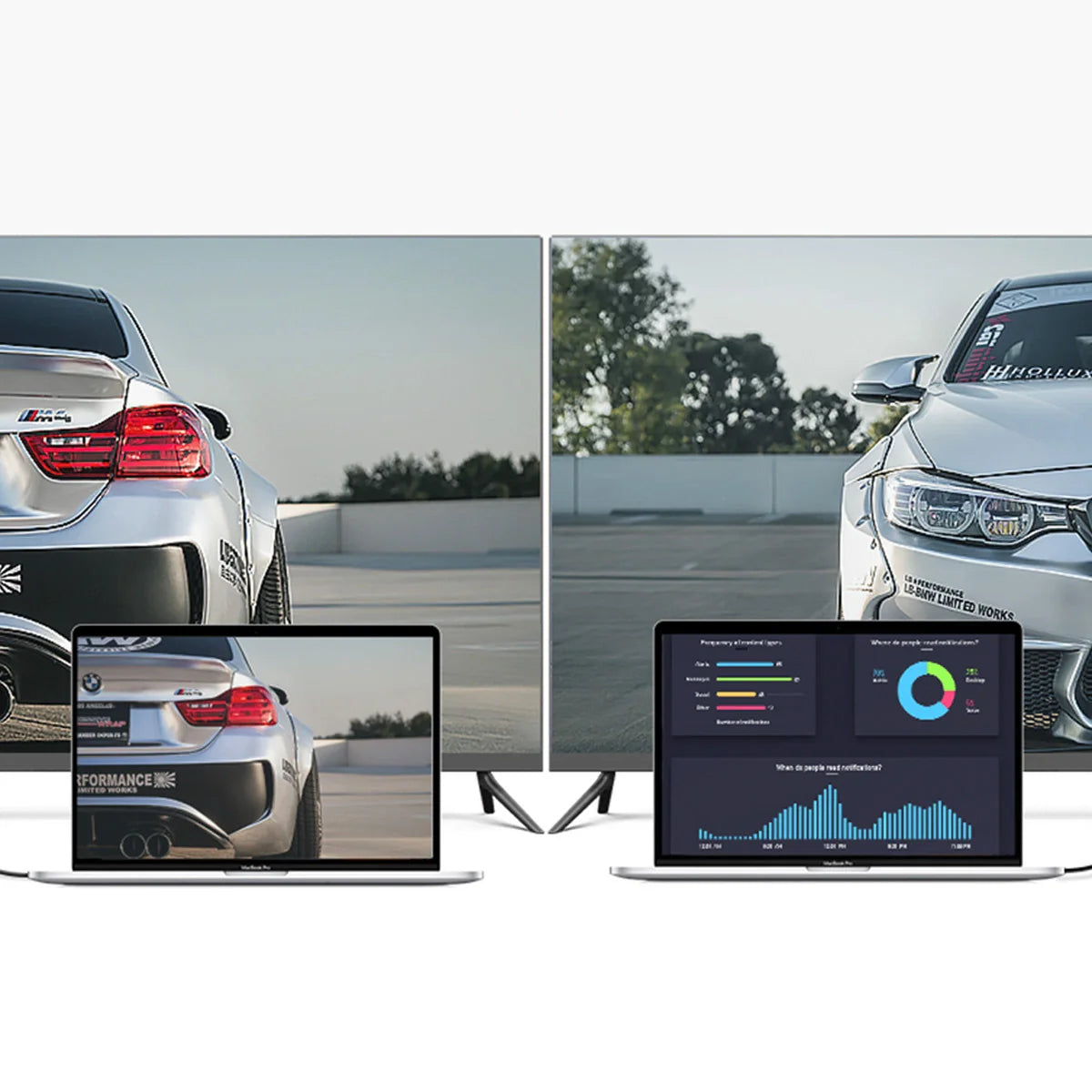 Cabo HDMI Ugreen 4K Angulado 90° 1m Preto