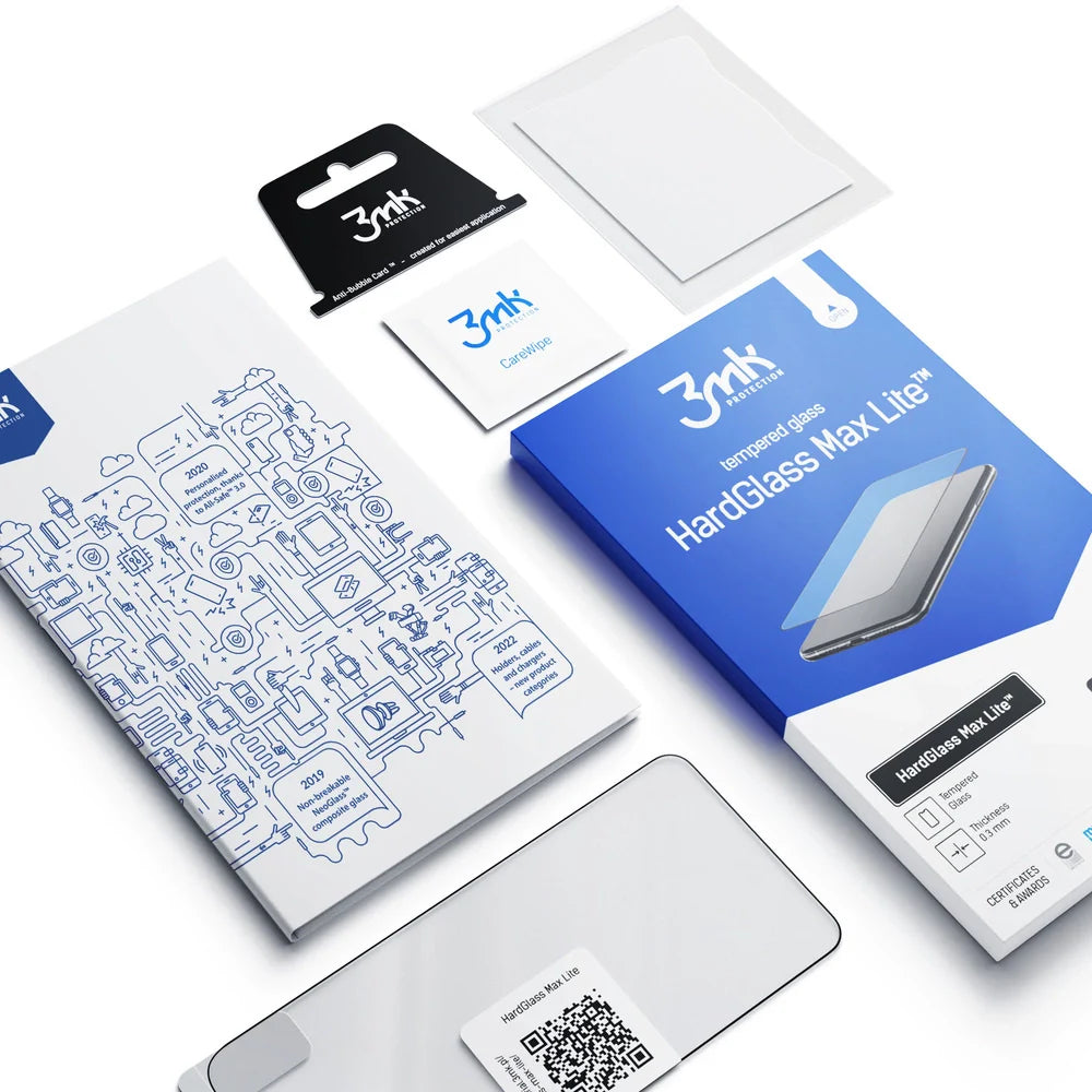 Smartphone Samsung Galaxy S23 5G / Preto / 3mk HardGlass Max Lite™