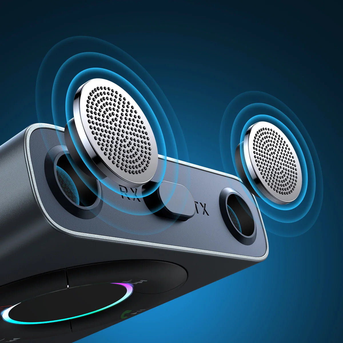 Transmissor/Receptor Bluetooth 5.3 Joyroom JR-CB1 / Cinza