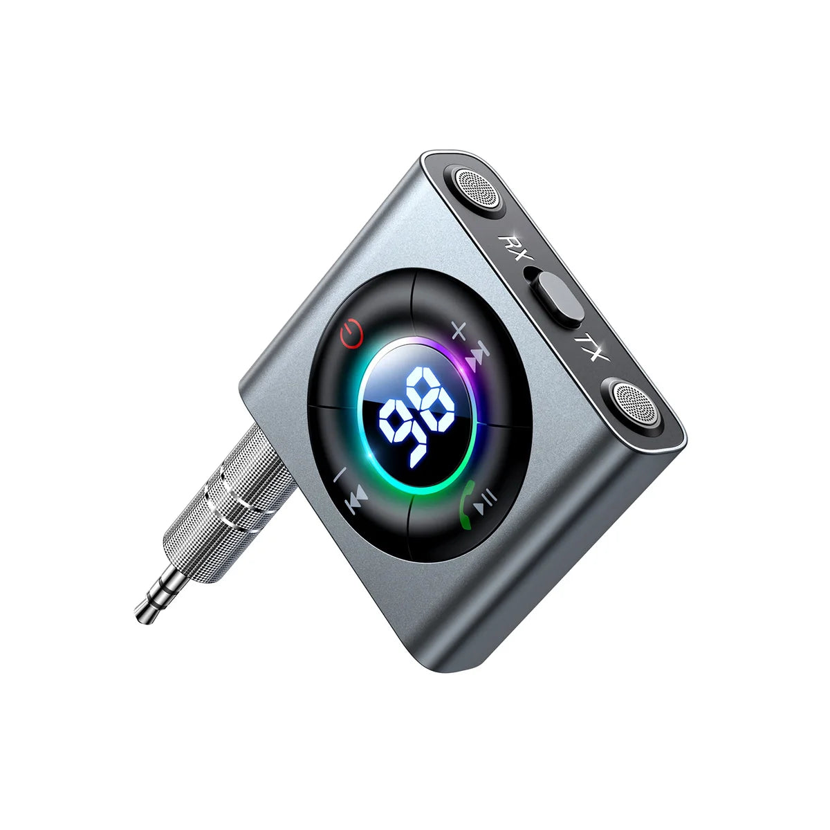 Transmissor/Receptor Bluetooth 5.3 Joyroom JR-CB1 / Cinza