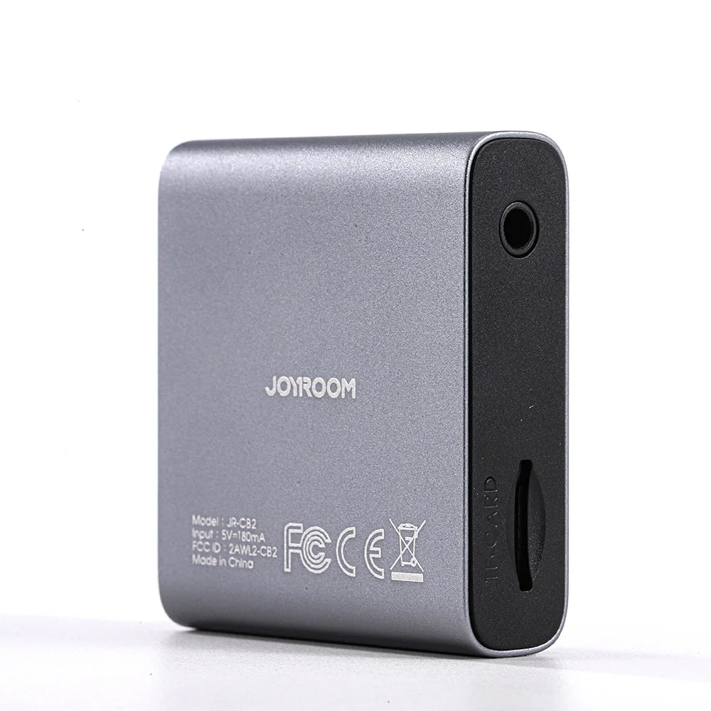 Transmissor/Receptor Bluetooth 5.3 Joyroom JR-CB1 / Cinza