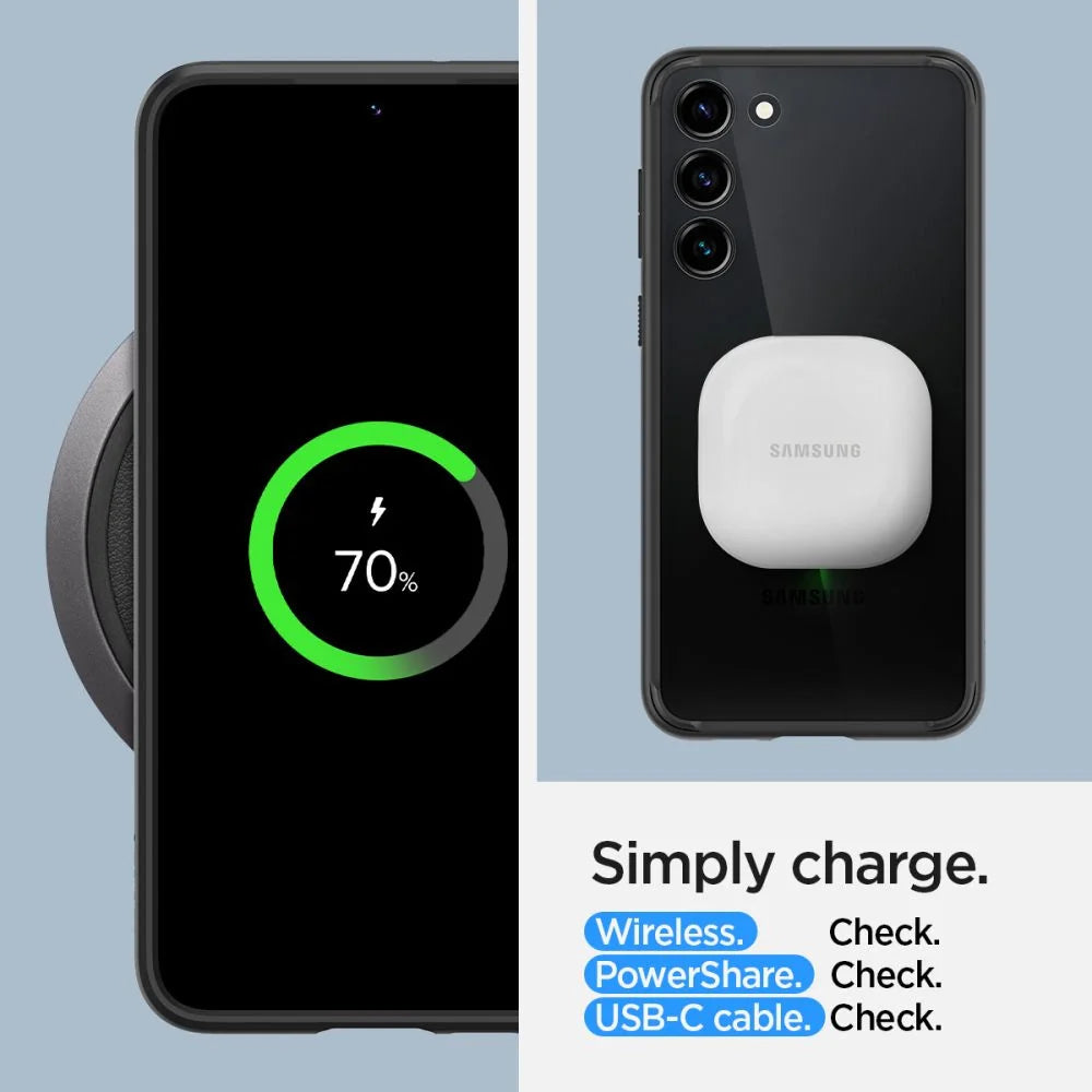 Capa Spigen Premium Galaxy S23 Ultra Hybrid Matte Black