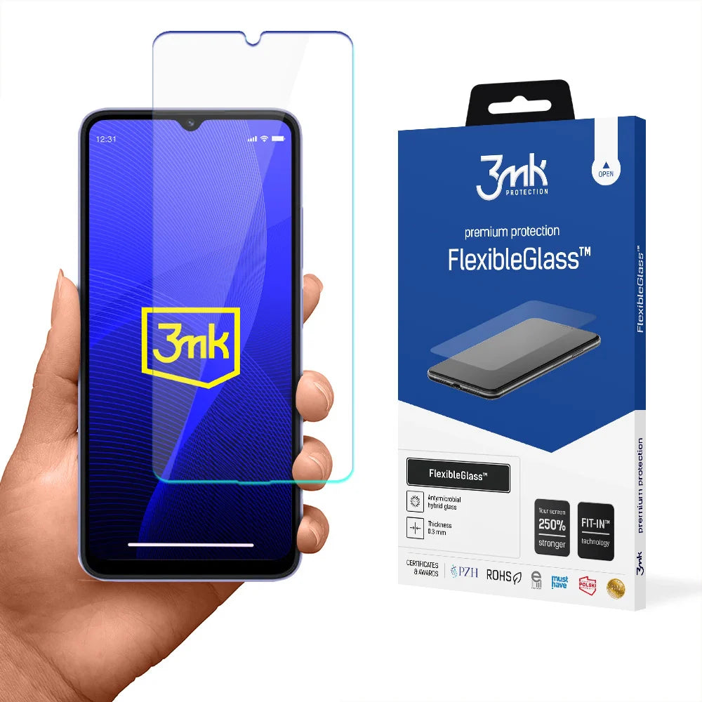 Película Protetora 3mk para Smartphone Xiaomi Redmi 12C / FlexibleGlass™