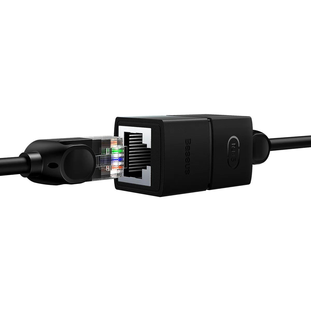 Conector RJ-45 Baseus Premium Preto | Ligação de Rede Estável e Profissional